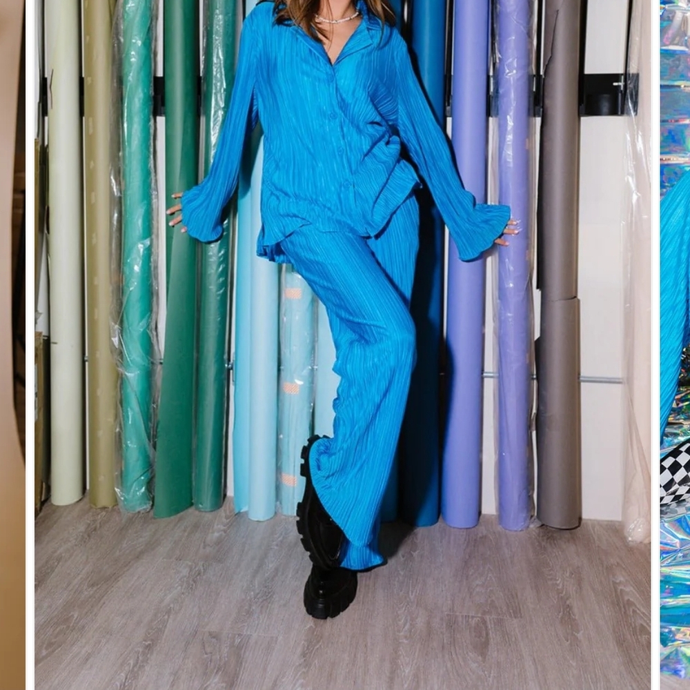 Dressed In Lala -Plisse Set